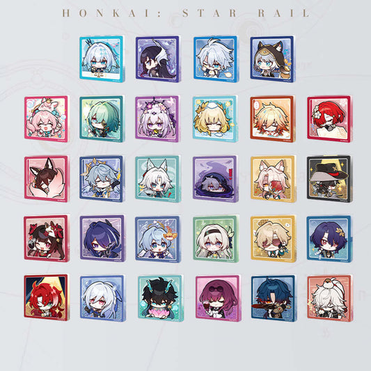 Acrylic Quicksand Fridge Magnet