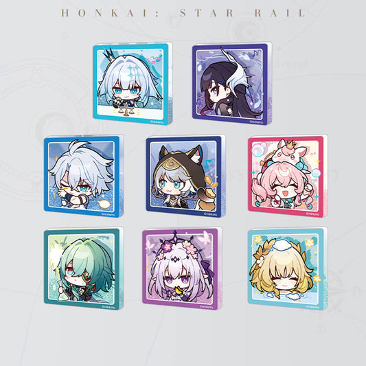 Acrylic Quicksand Fridge Magnet