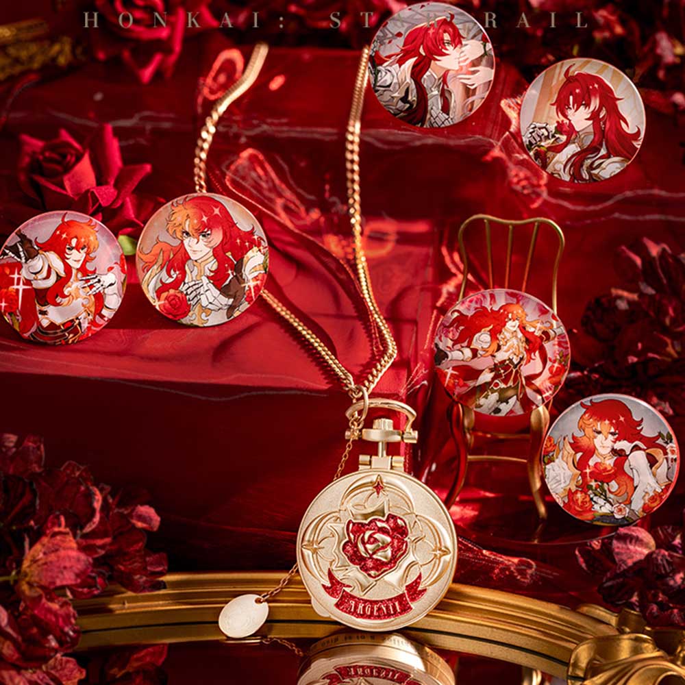 Pearless Beauty Imitation Pocket Watch Pendant
