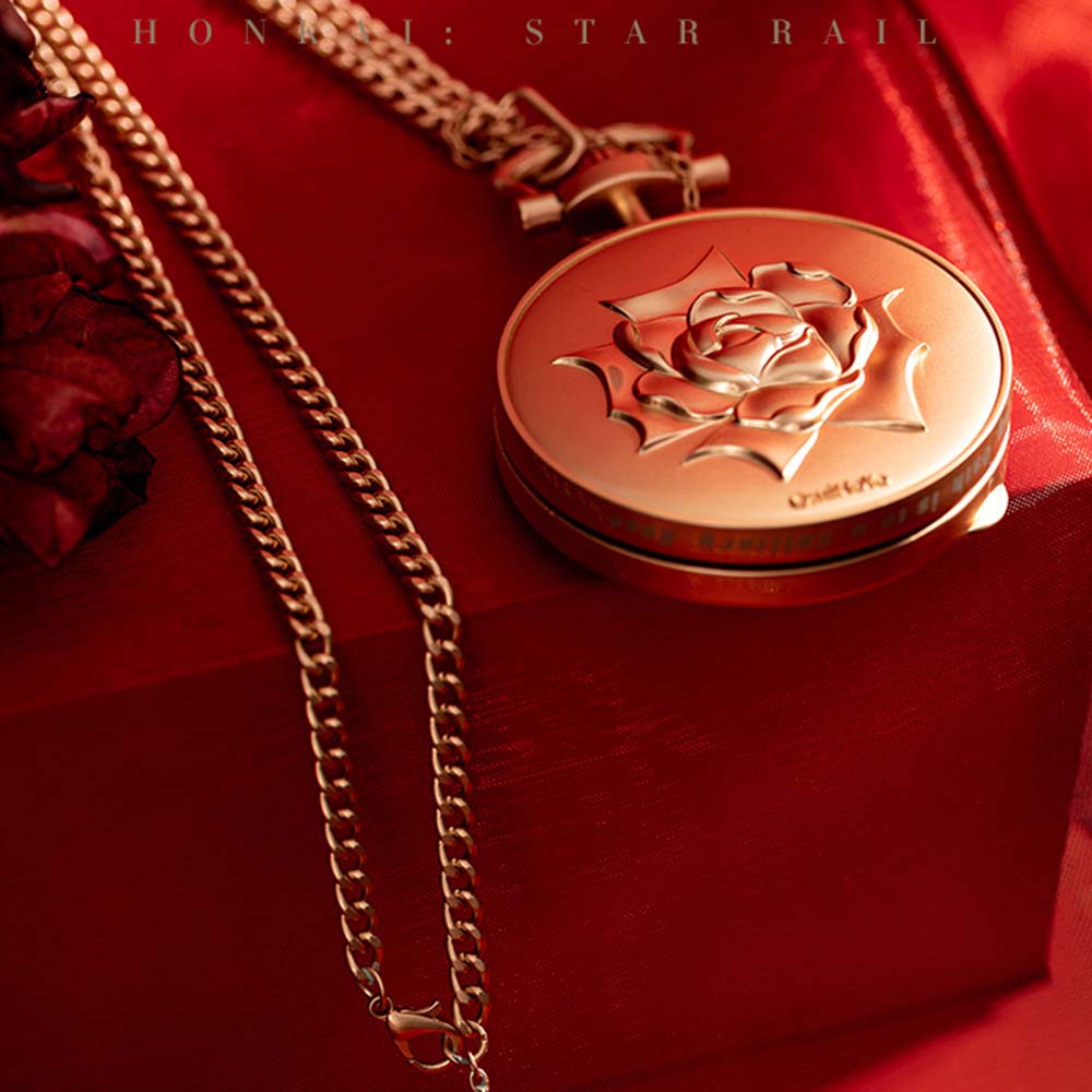 Pearless Beauty Imitation Pocket Watch Pendant