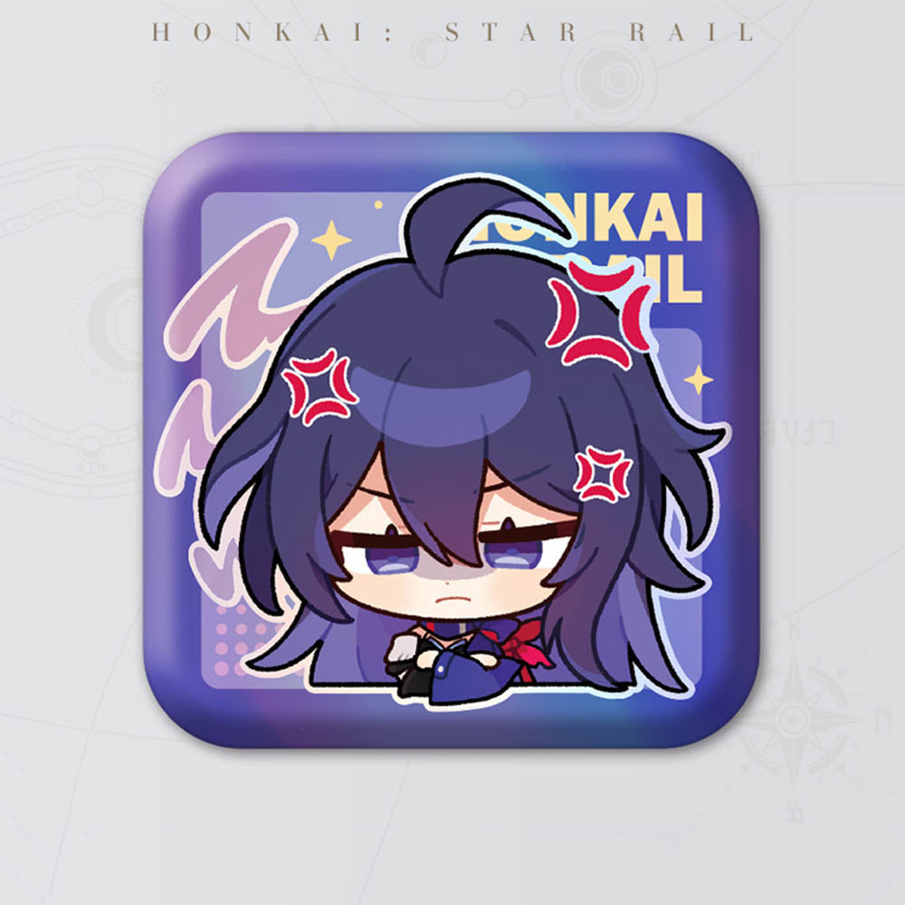 Square Cartoon Badges