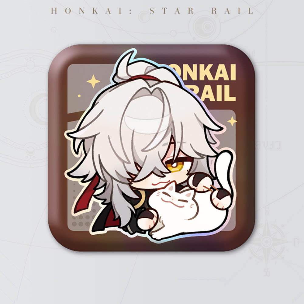 Square Cartoon Badges