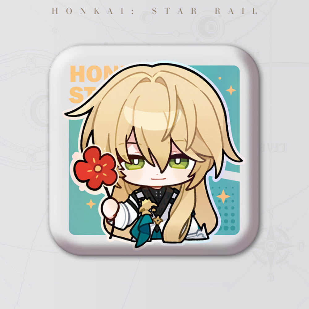 Square Cartoon Badges