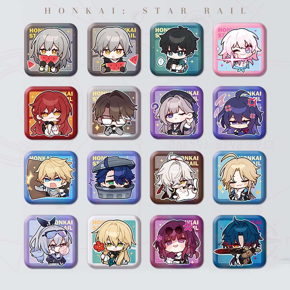 Honkai: Star Rail Character Cartoon Stickers – Honkai Shop