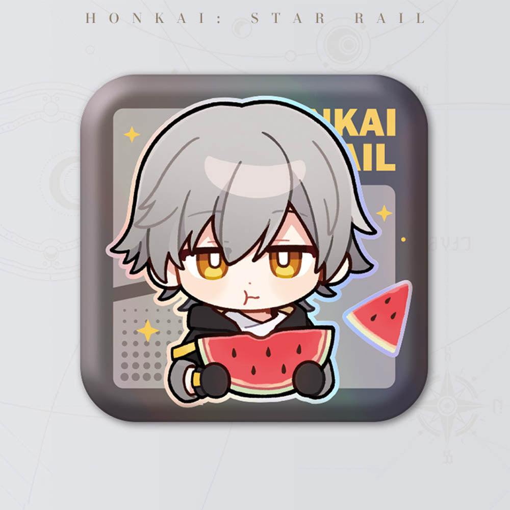 Square Cartoon Badges