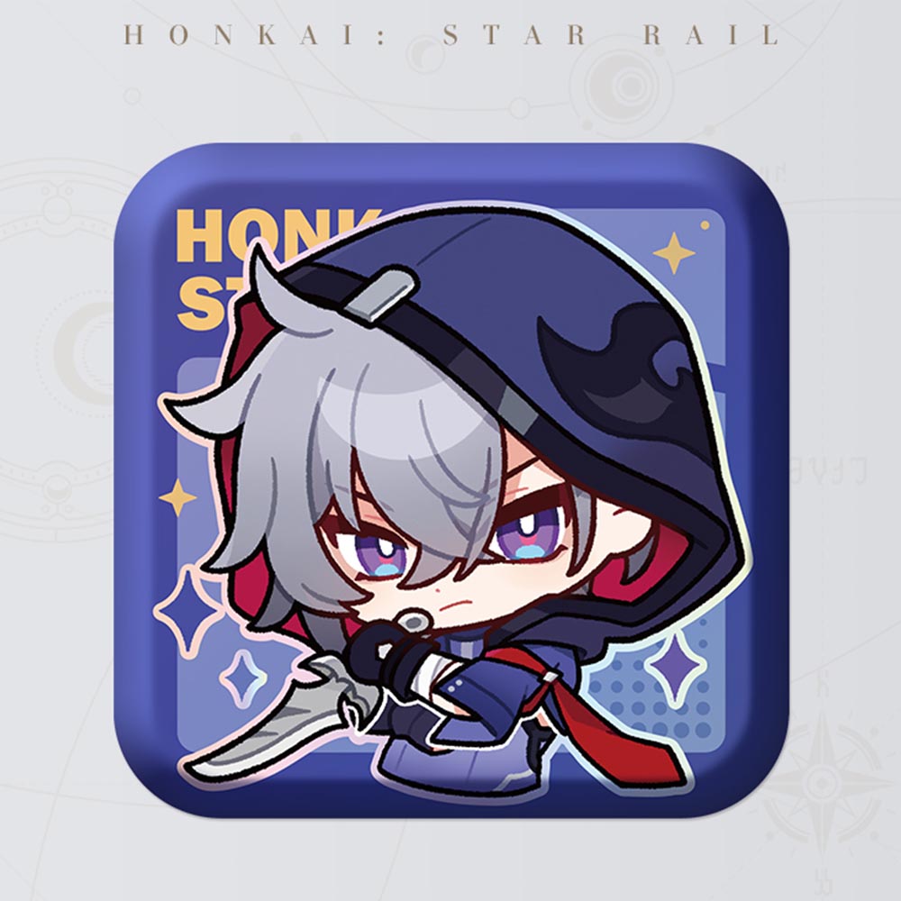 Square Cartoon Badges