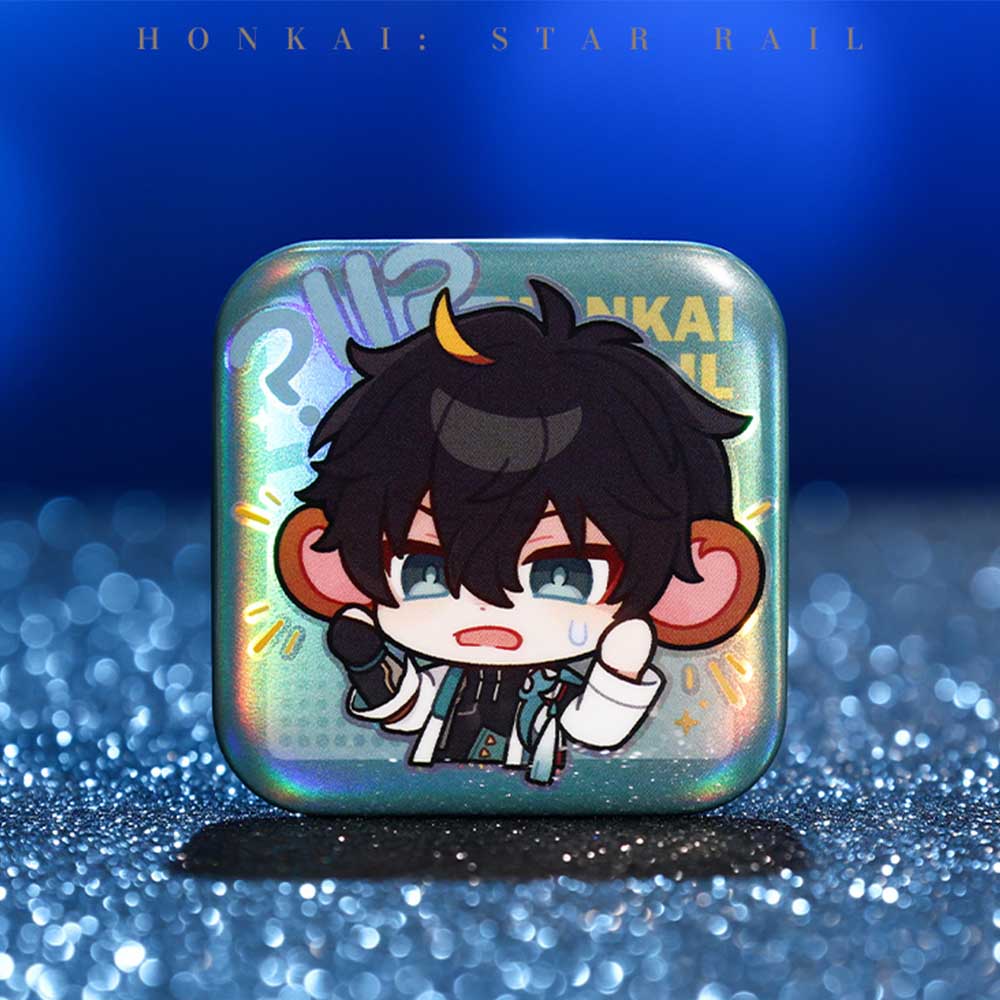 Square Cartoon Badges