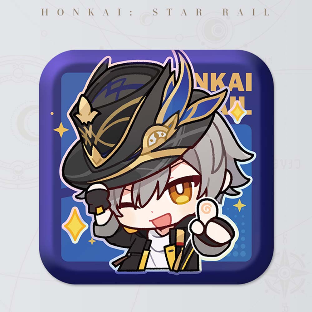 Square Cartoon Badges