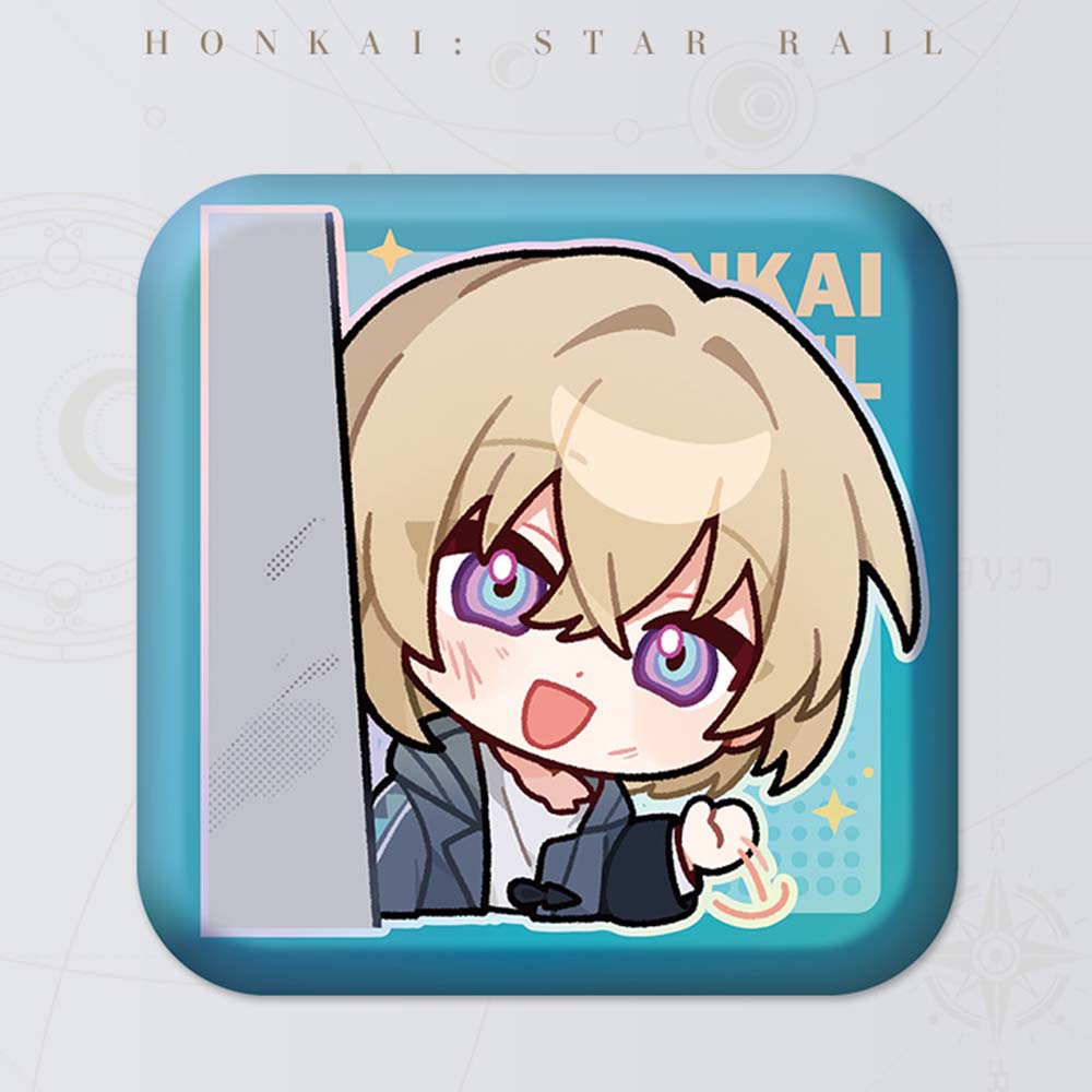 Square Cartoon Badges