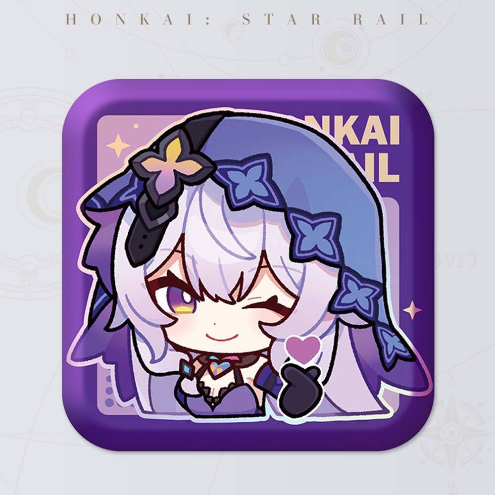 Square Cartoon Badges