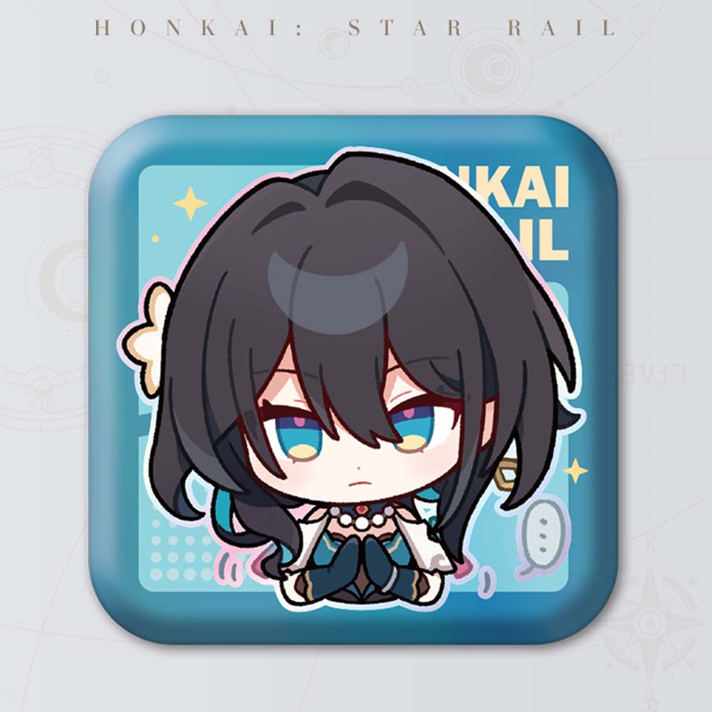 Square Cartoon Badges