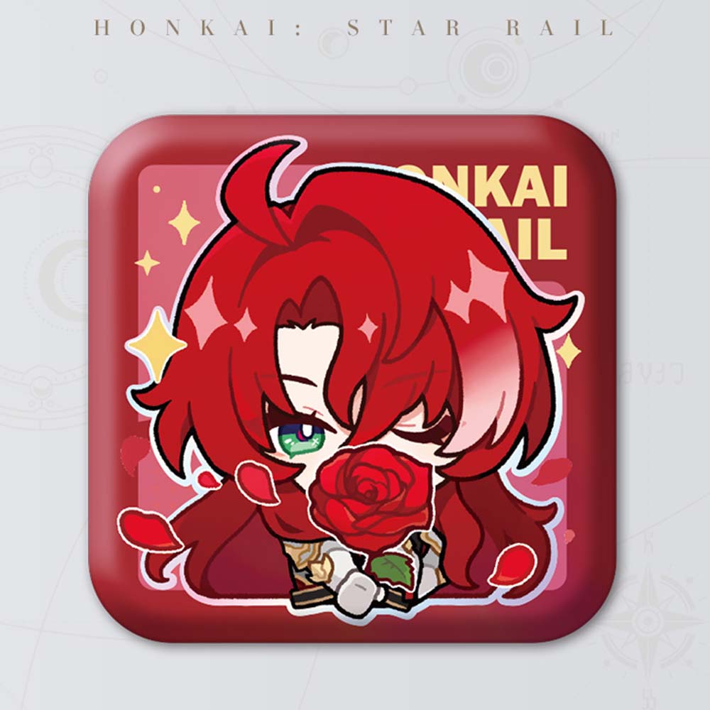 Square Cartoon Badges