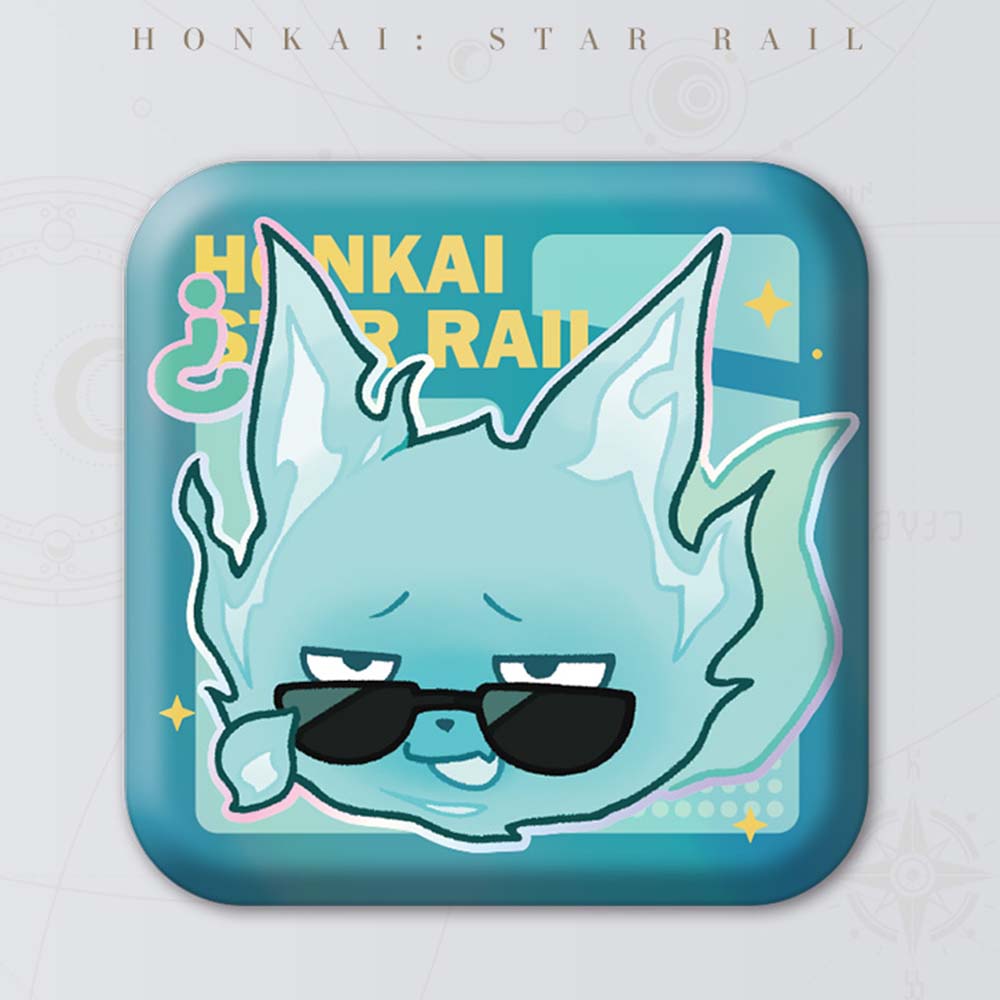 Square Cartoon Badges