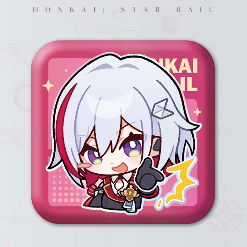 Square Cartoon Badges