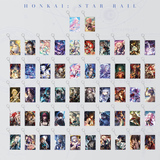 Light Cone Acrylic Keychain