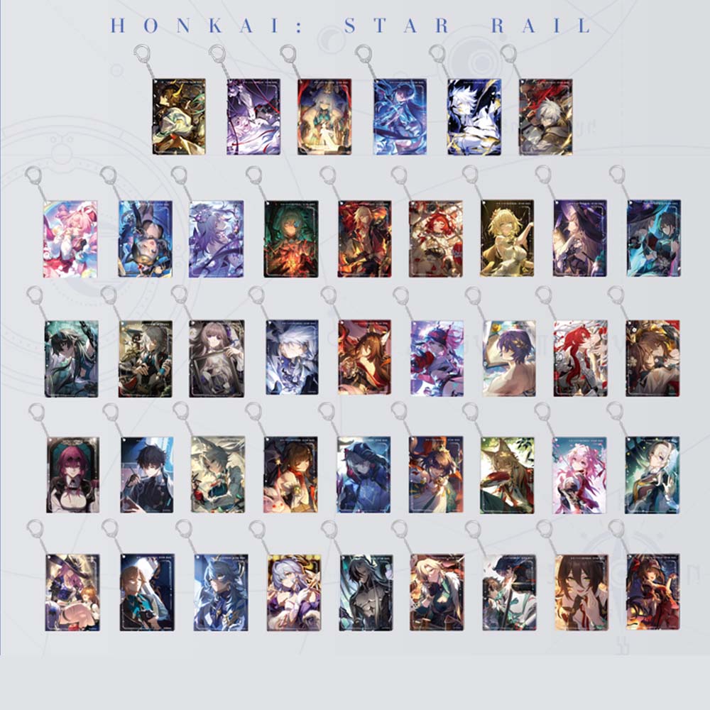 Light Cone Acrylic Keychain