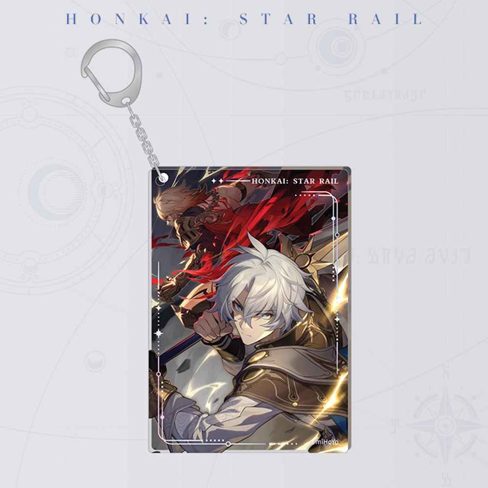 Light Cone Acrylic Keychain