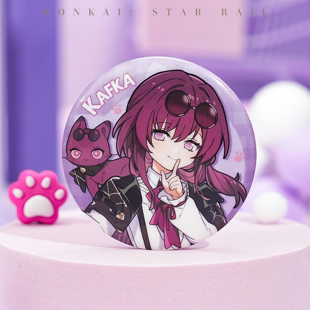 Little Cat Series Tinplate Badge