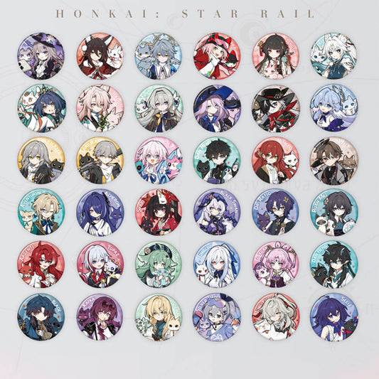 Honkai: Star Rail Little Cat Series Tinplate Badge
