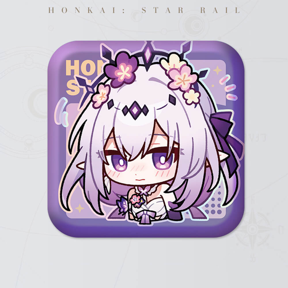 Square Cartoon Badges