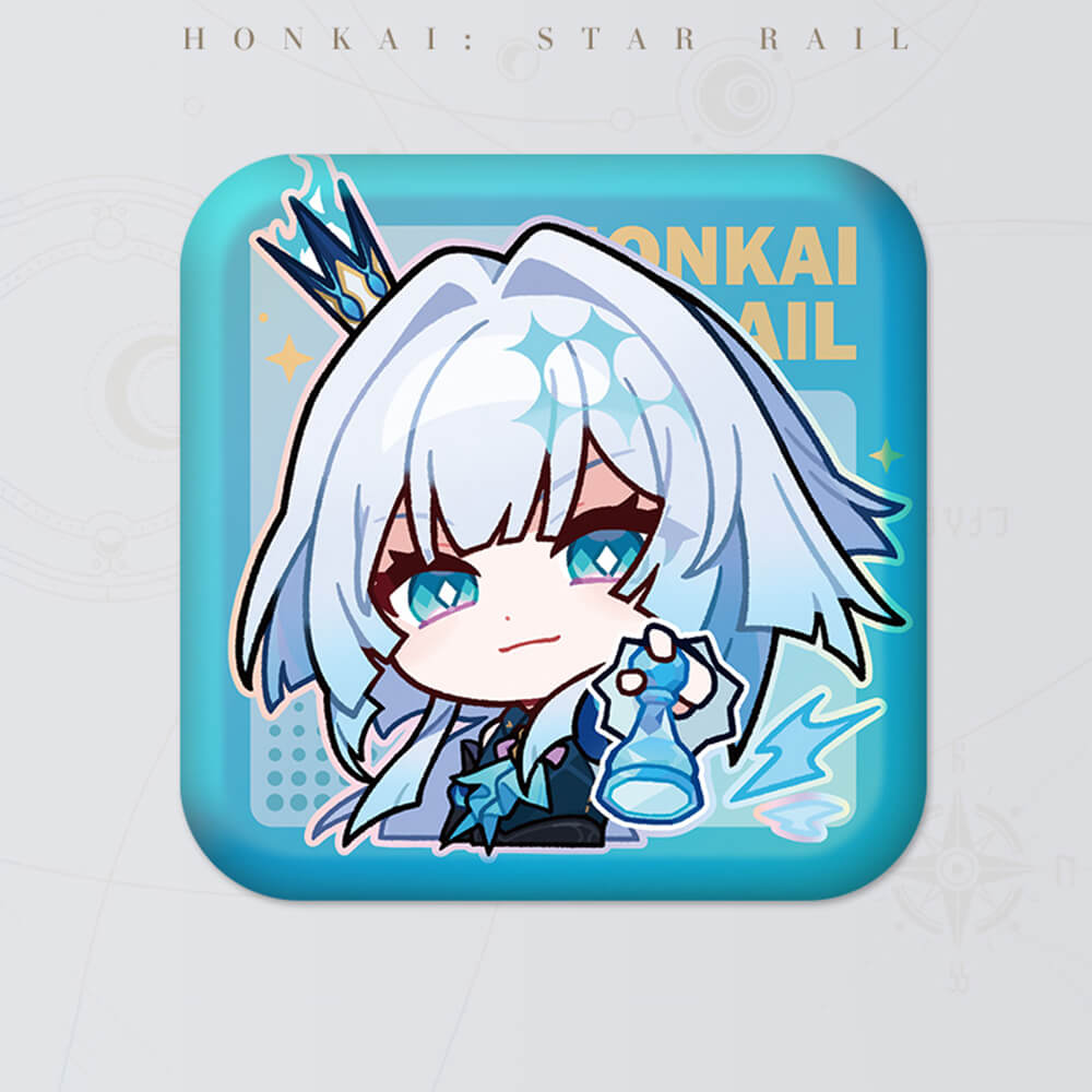 Square Cartoon Badges