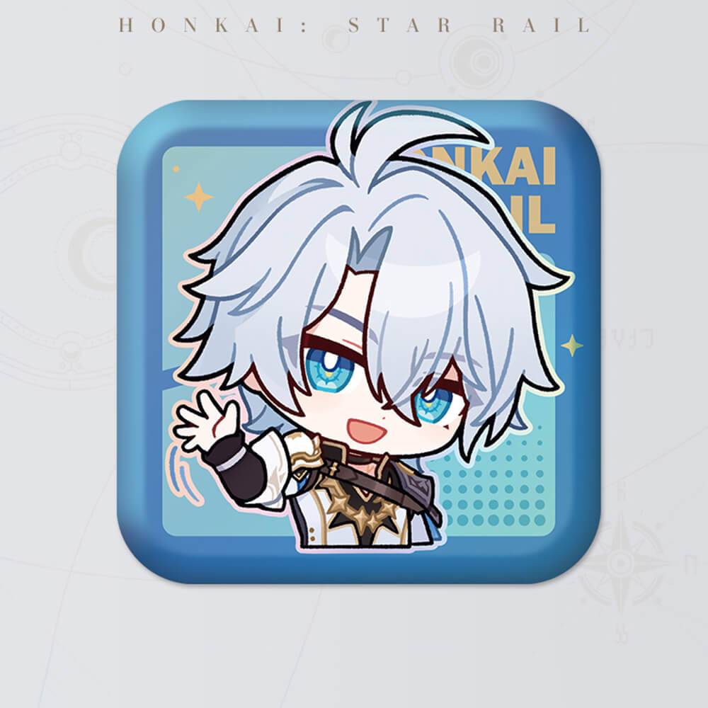 Square Cartoon Badges