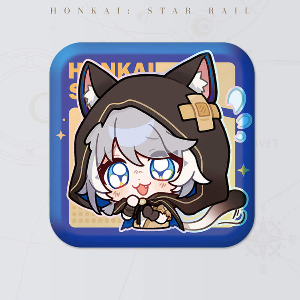 Square Cartoon Badges