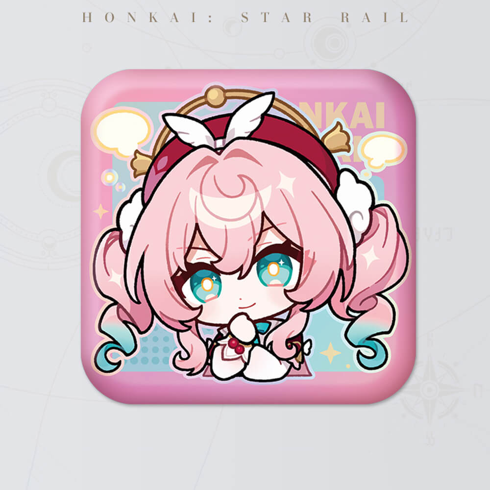 Square Cartoon Badges