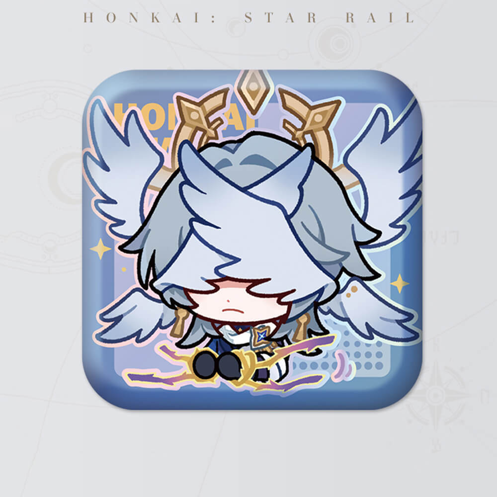 Square Cartoon Badges