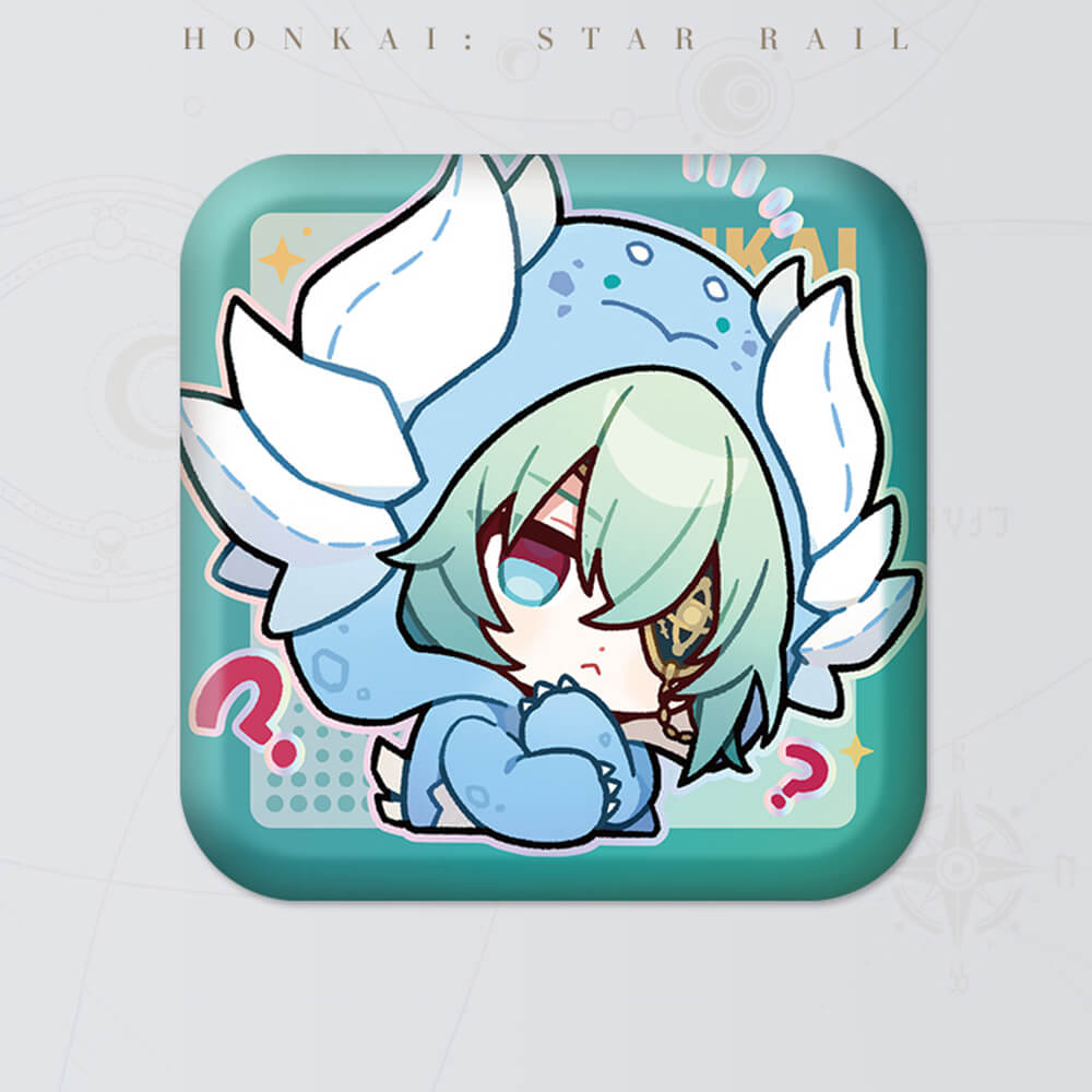 Square Cartoon Badges
