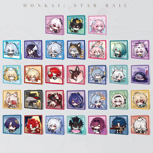 Acrylic Quicksand Fridge Magnet