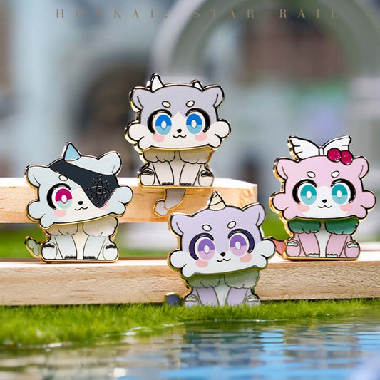 Awoo Awoo Chimera Metal Badges