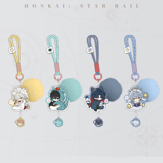 Boys Dormitory Series Q Version Acrylic Keychain