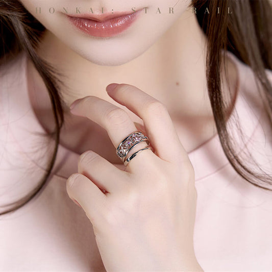 Cyrene Impression Series Ring Set