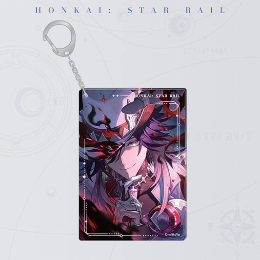 Light Cone Acrylic Keychain