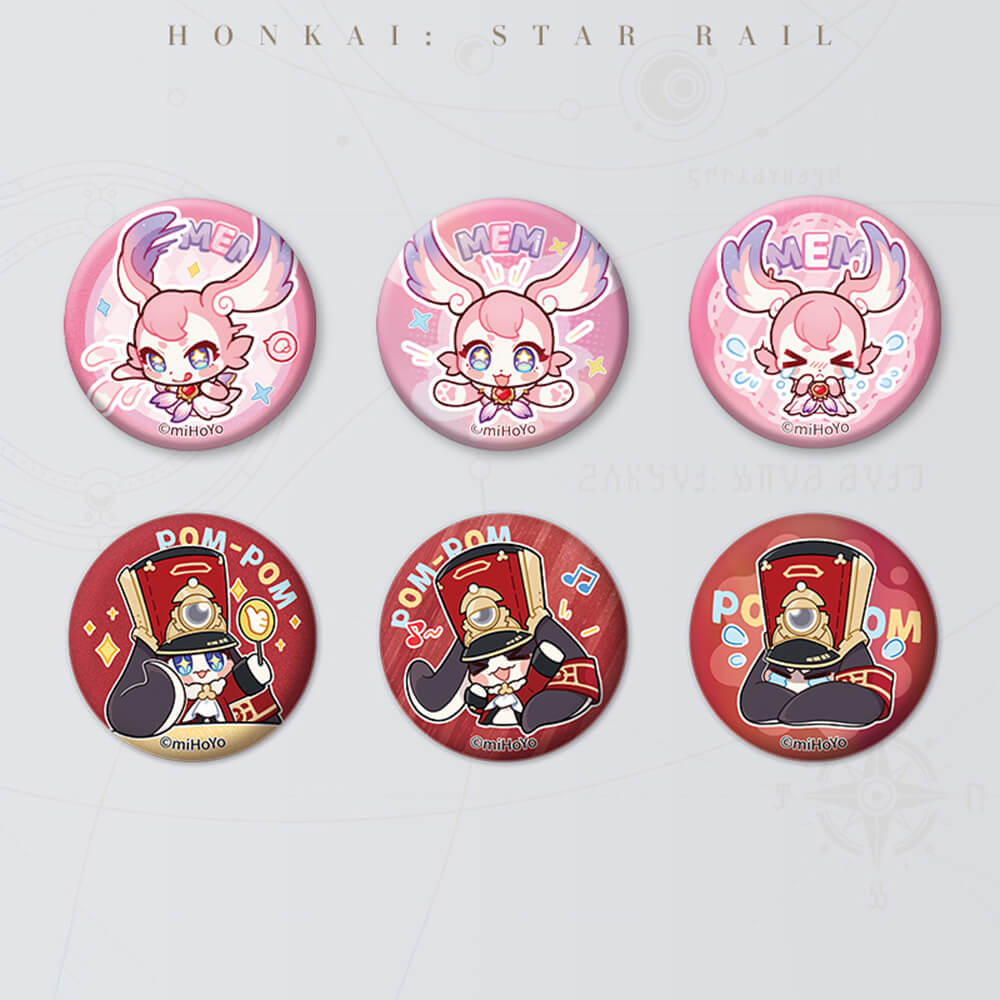 Pom-Pom Gallery Series Mini Tinplate Badge Set