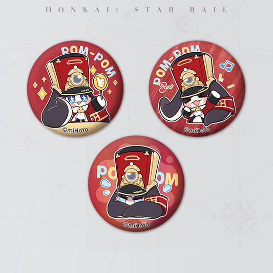 Pom-Pom Gallery Series Mini Tinplate Badge Set