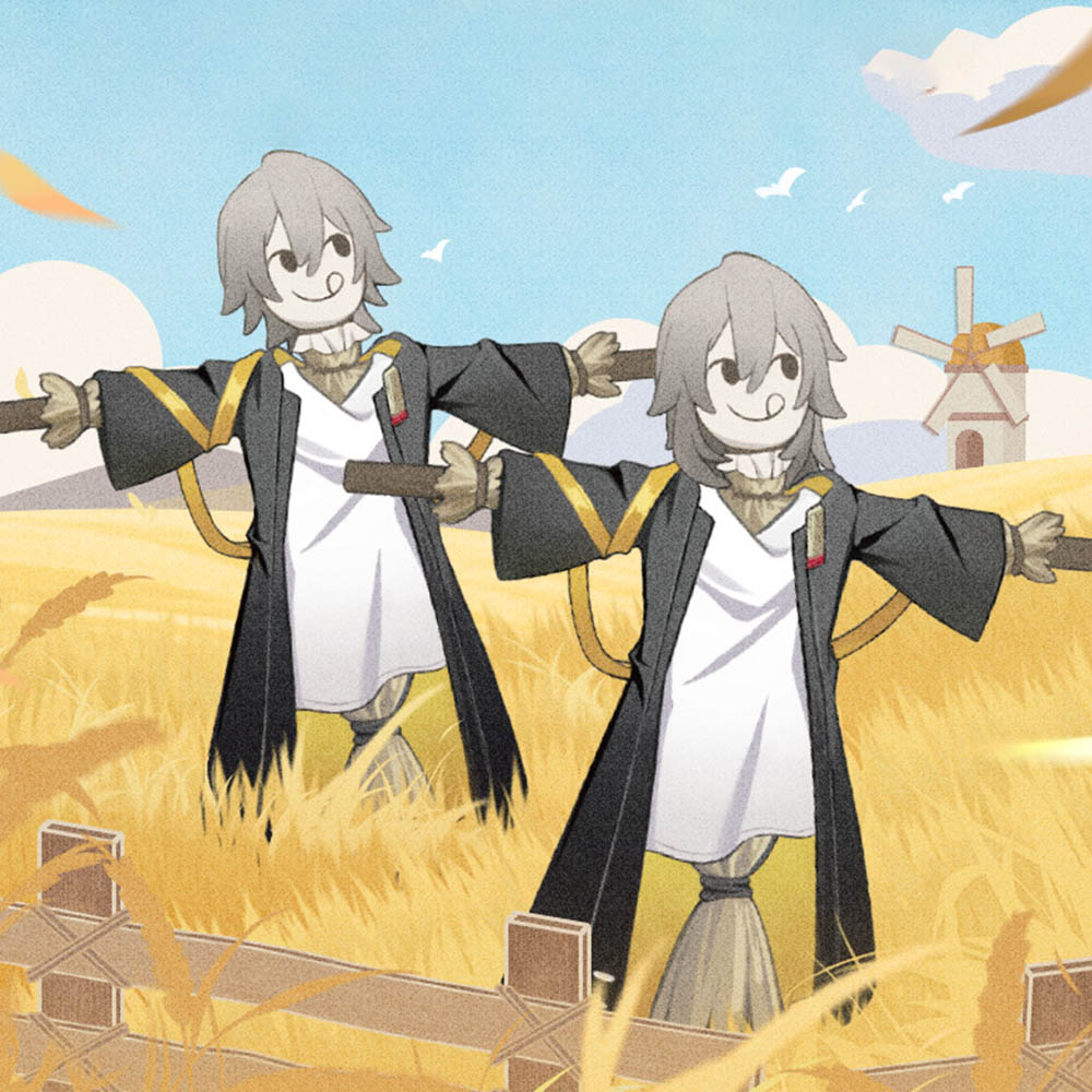 Tailblazer Scarecrow Acrylic Happy Shaker Toy