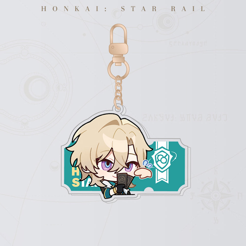 Honkai Star Rail Character Acrylic Pendants 