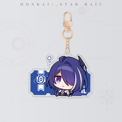 Honkai Star Rail Character Acrylic Pendants 