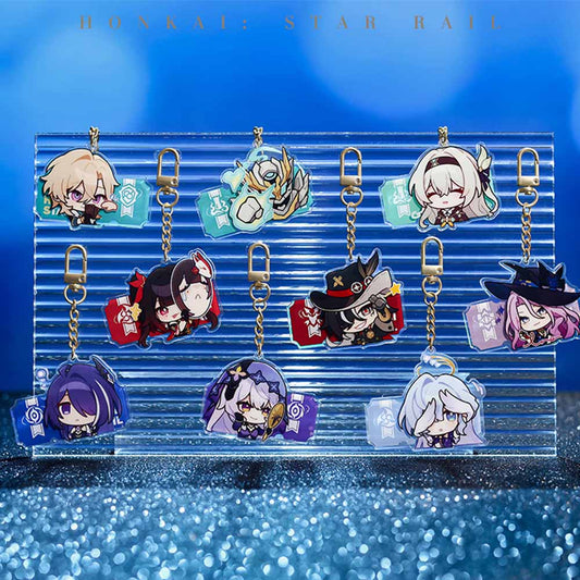 Honkai Star Rail Character Acrylic Pendants 