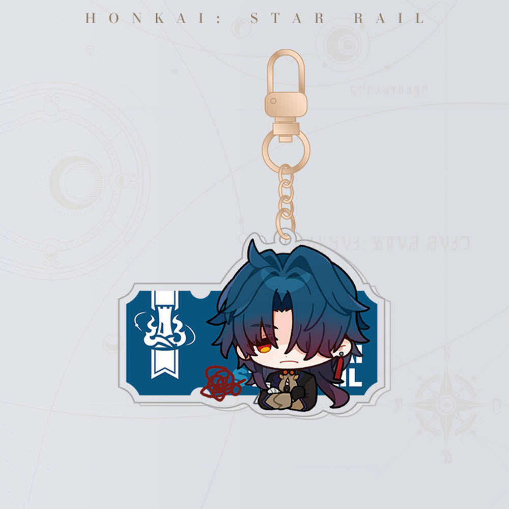 Honkai Star Rail Character Acrylic Pendants | Honkai Merch – Honkai Shop