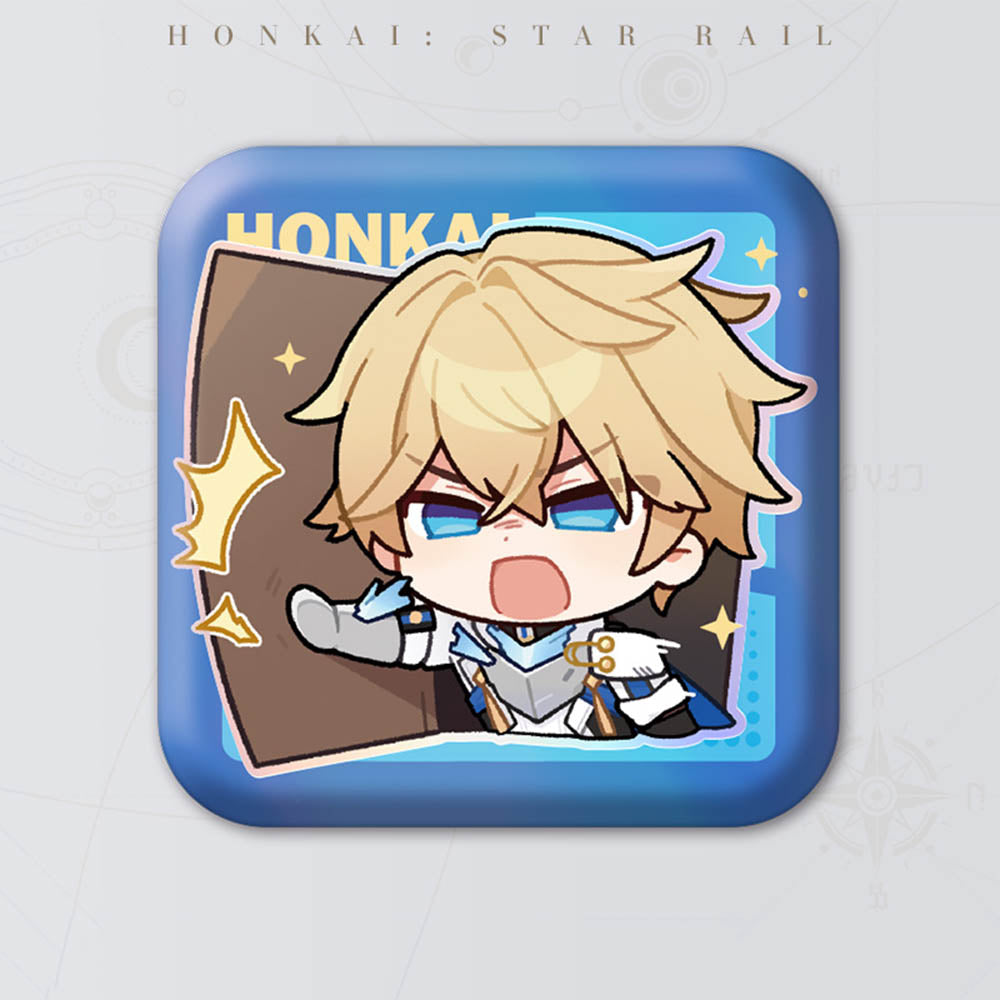 Square Cartoon Badges