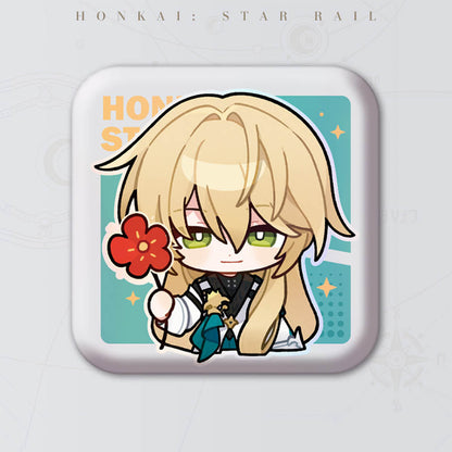 Square Cartoon Badges