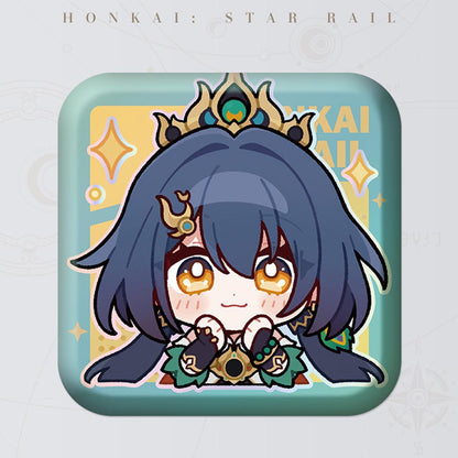Square Cartoon Badges