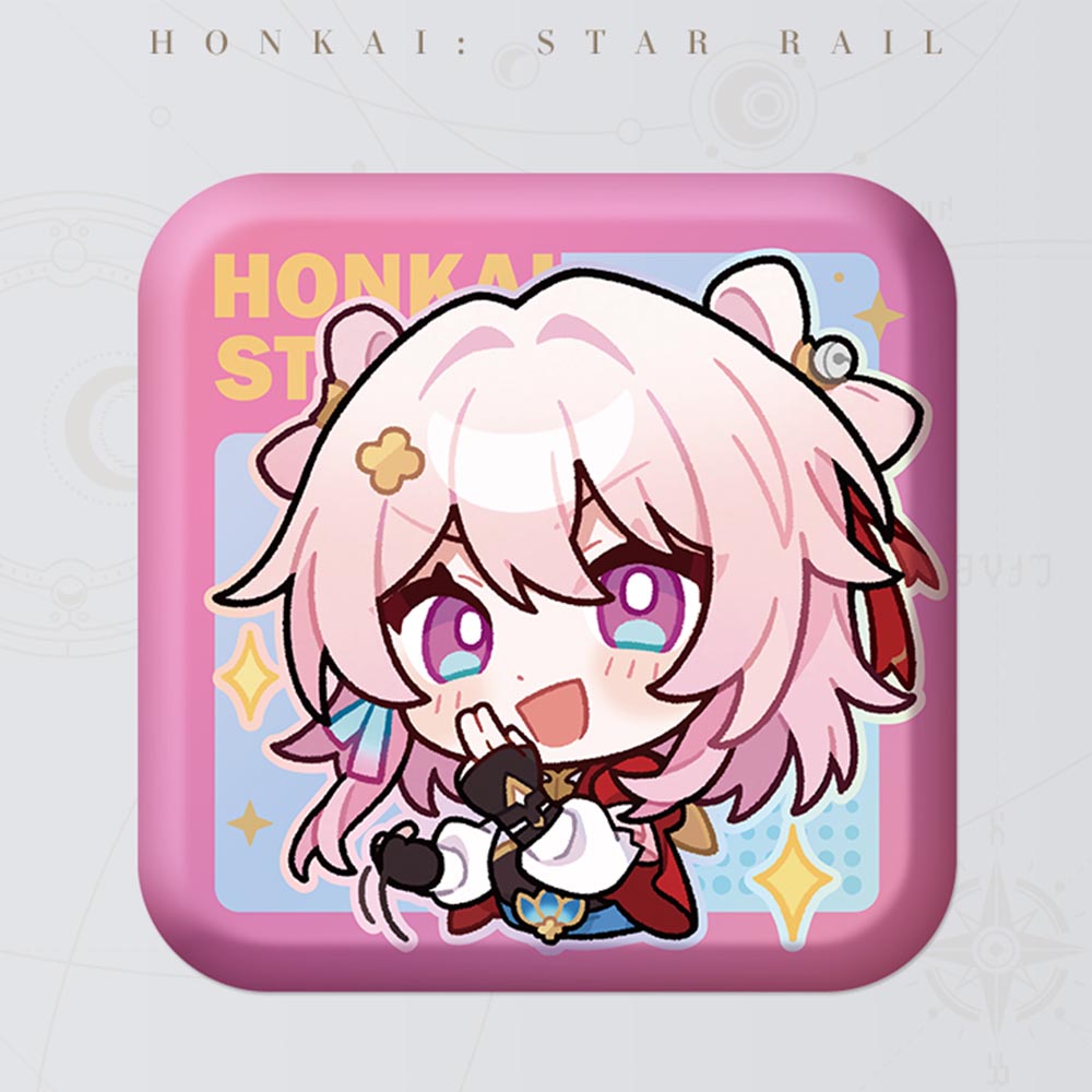 Square Cartoon Badges