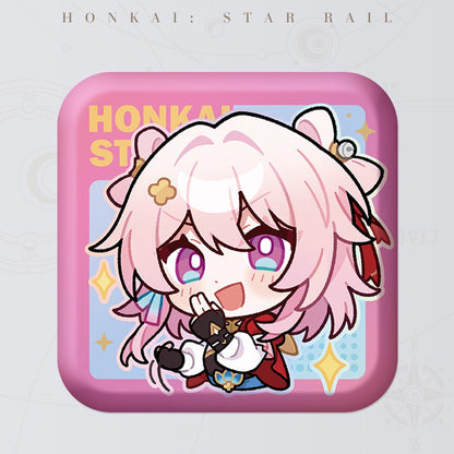 Square Cartoon Badges