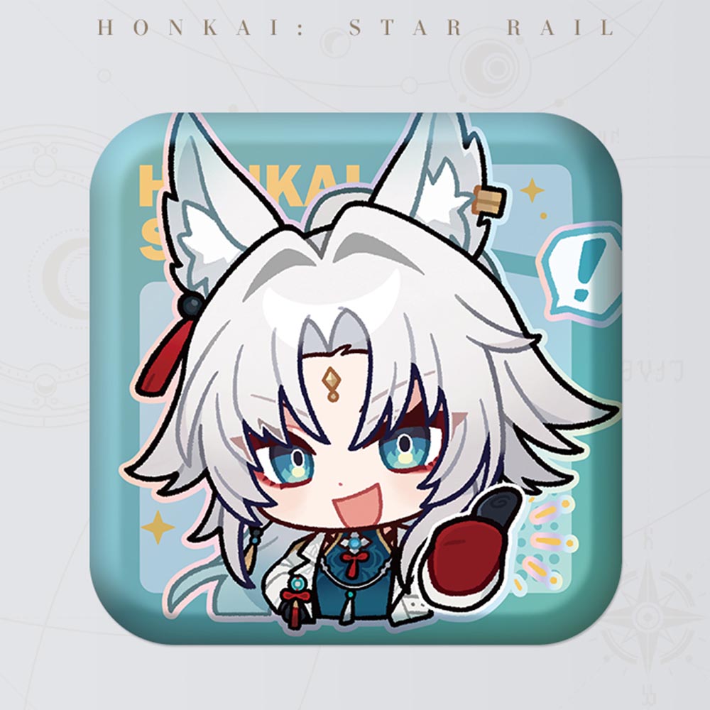 Square Cartoon Badges