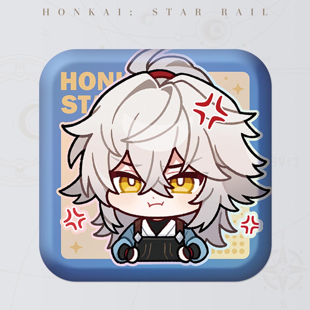 Square Cartoon Badges