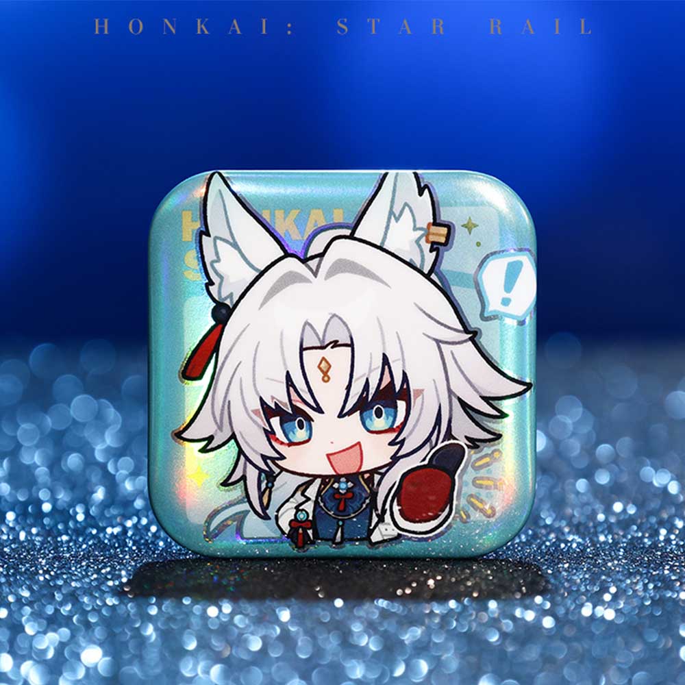 Square Cartoon Badges